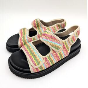 ABound Chance Platform Sandal Women's Yellow Clover Multi Size US6.5M